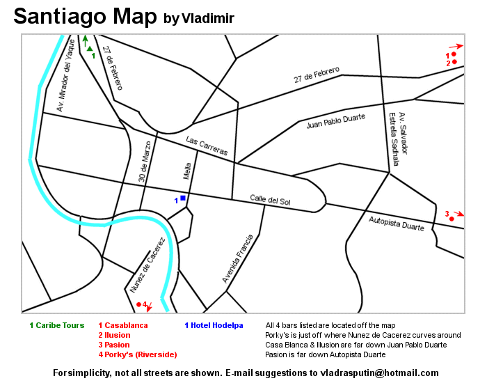Santiago Map