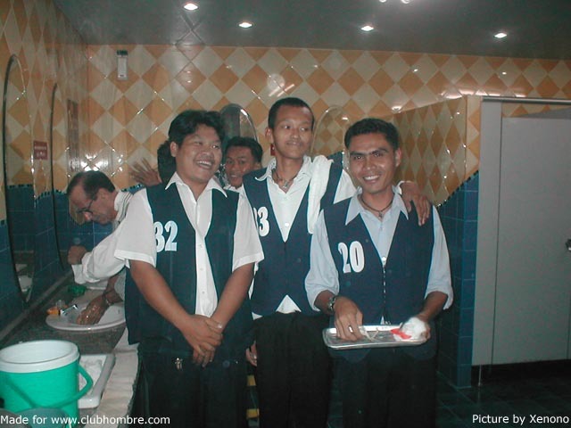 Baht Boys in Xzyte Restroom