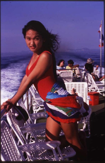 On the boat to Phi Phi