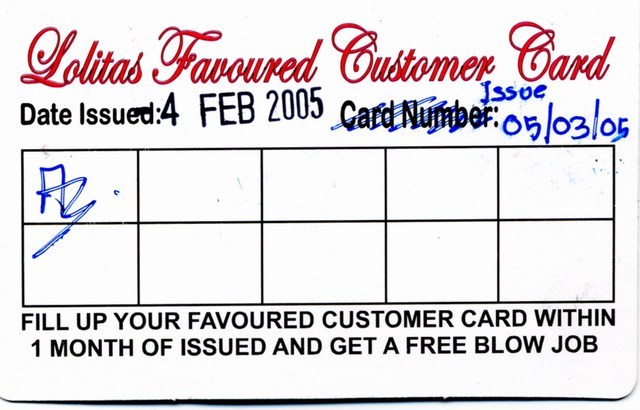 Frequent BJ card