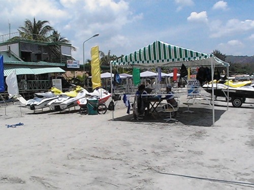 Jet skis are available for rent