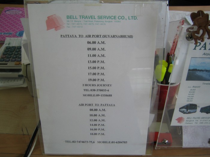 Bell Travel Service Schedule