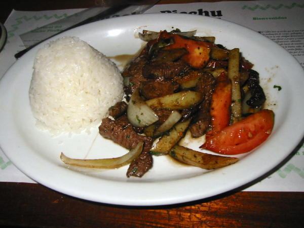 stir fried loin steak with vegtables
