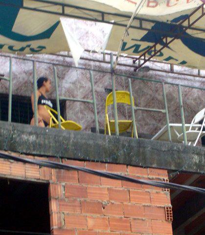 Entertainment on the varandah