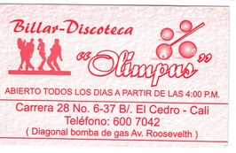 billar olimpus card