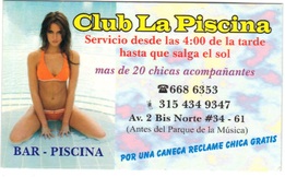 piscina card