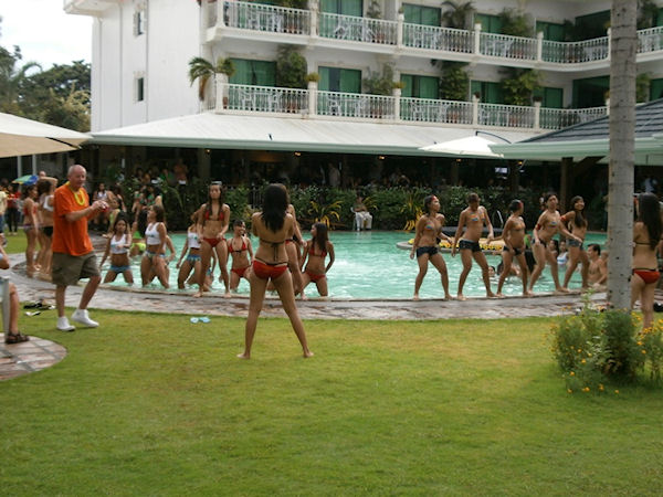 AC wild orchid pool party