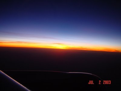 Early morning over Brazil