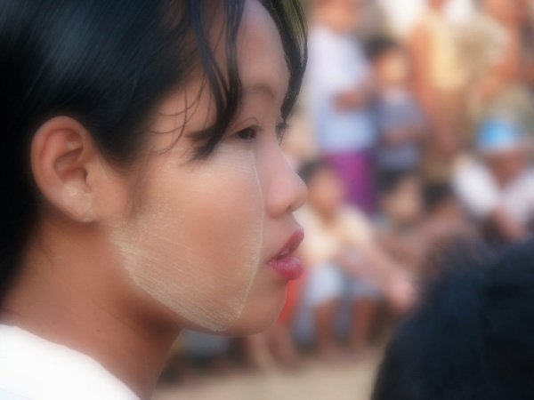 Village girl near Yangoon 