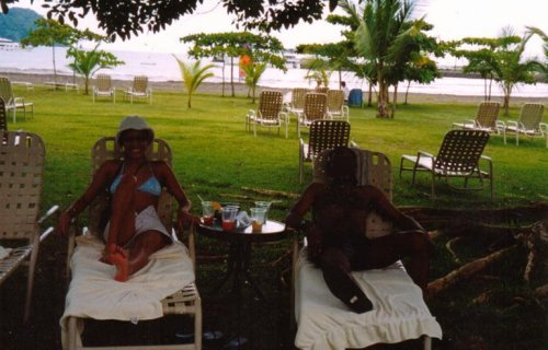 Maria & me at beach