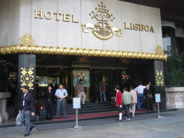 Front Door of Lisboa Hotel