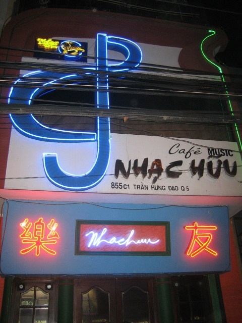 The Neon Sign of the Chinese Karaoke Place