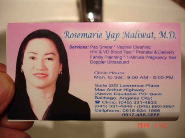 doctor card