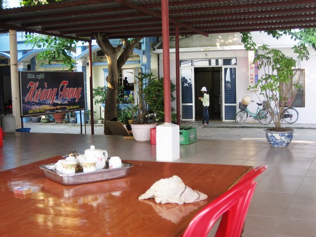 the view of ST shophouse from seafront verandah looking in