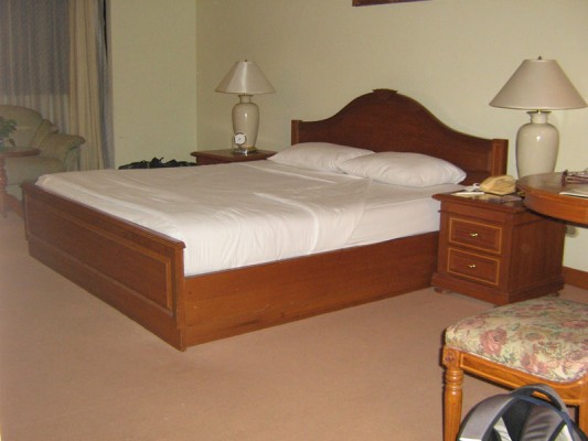 Omni Towers room with bed bug infested bed