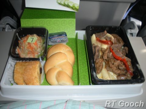 Airplane food