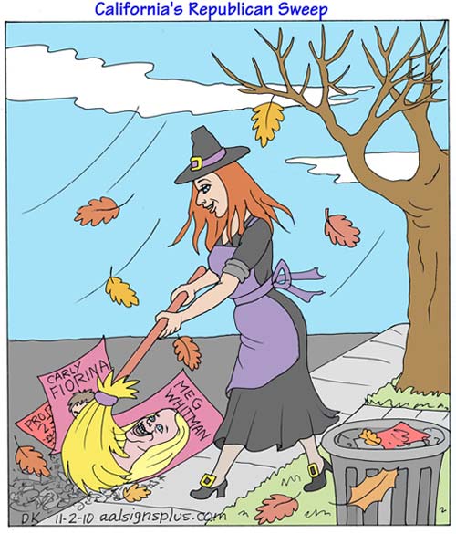 Sweeping out the trash