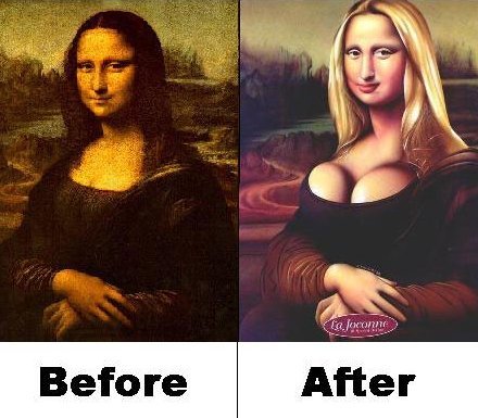 Mona Lisa goes to work