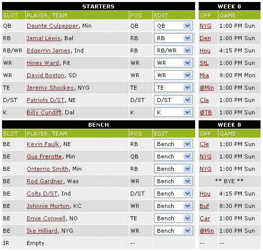 my team