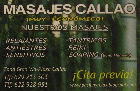 Masajes Callao 1