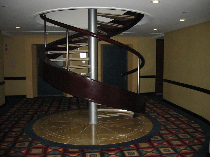 Staircase to the Executive Lounge